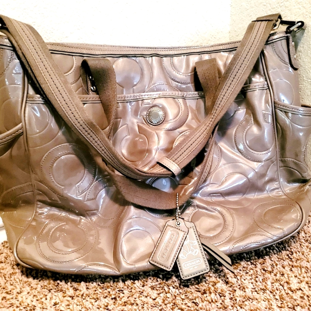 Large coach diaper bag
